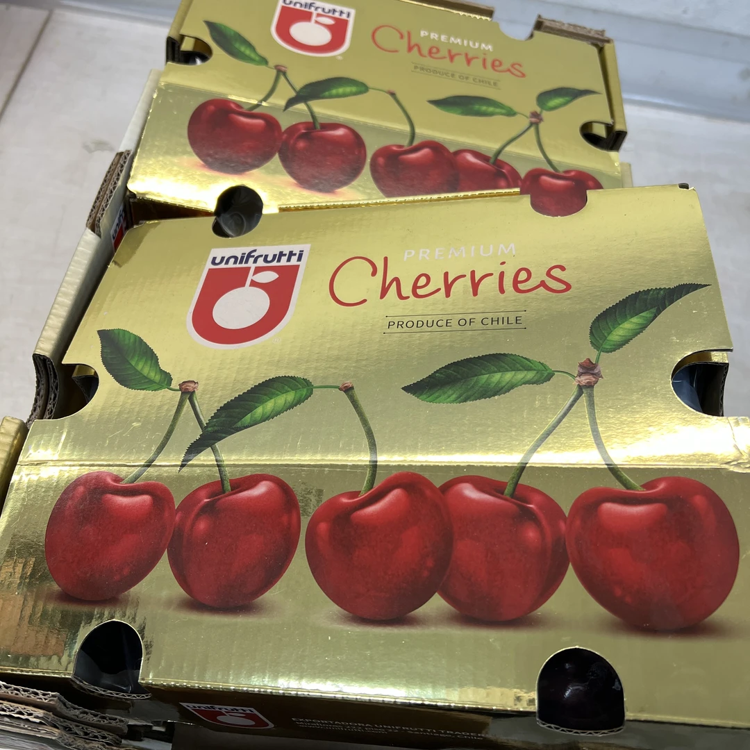 【新船】锁扣车厘子金装3JD 净重4斤/箱海运 内附果径卡