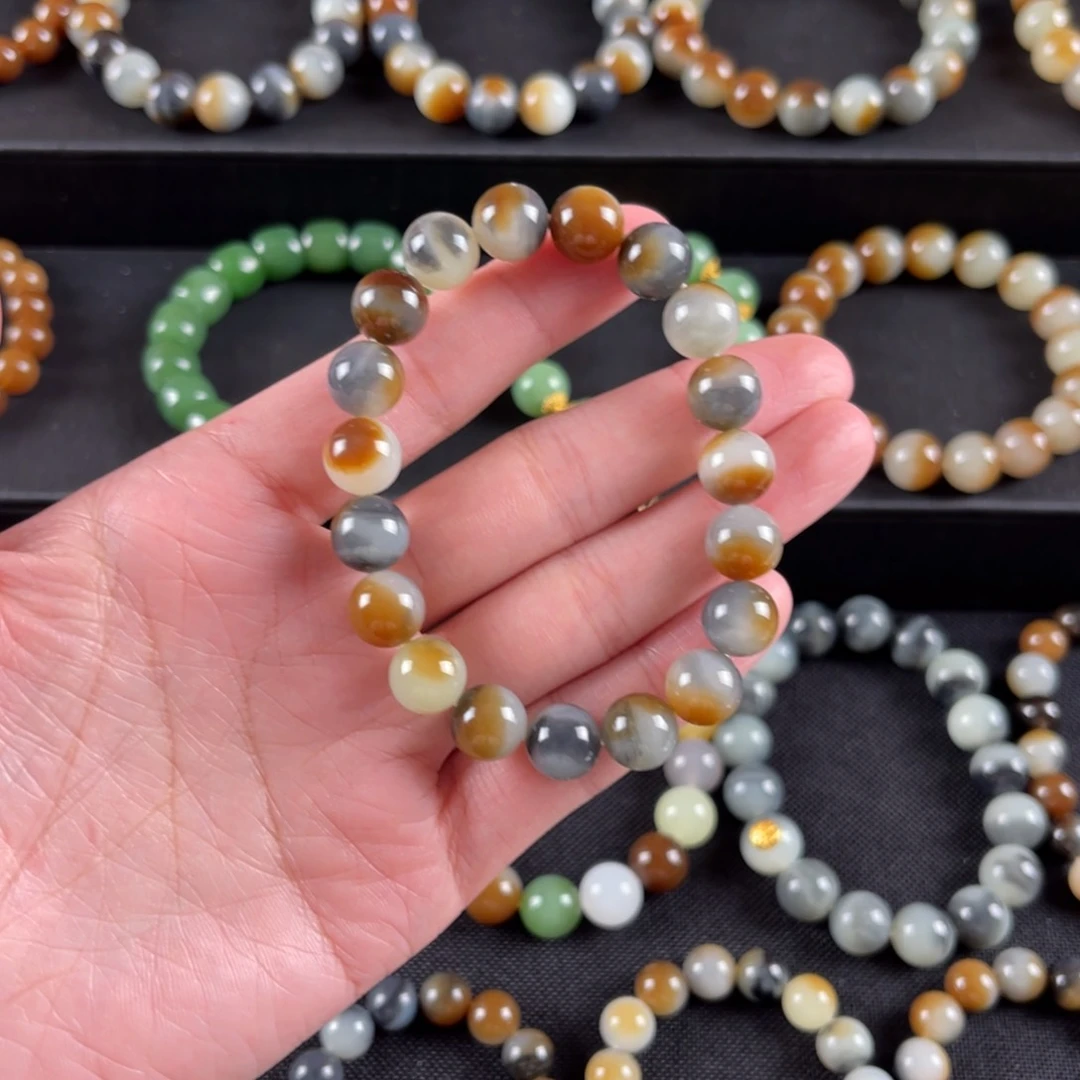 和田玉手串未镶嵌✨**?卡10