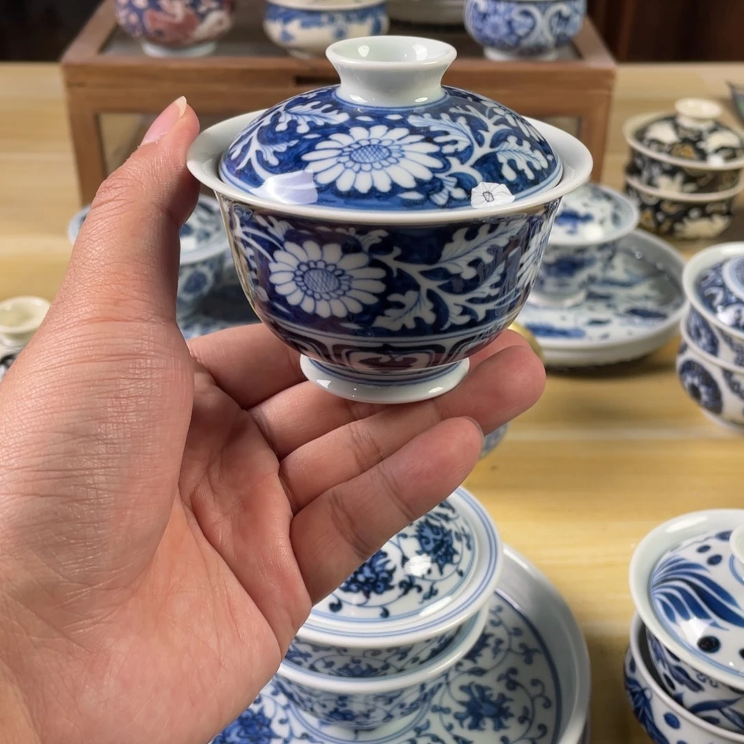 景德镇手工手绘陶瓷茶具