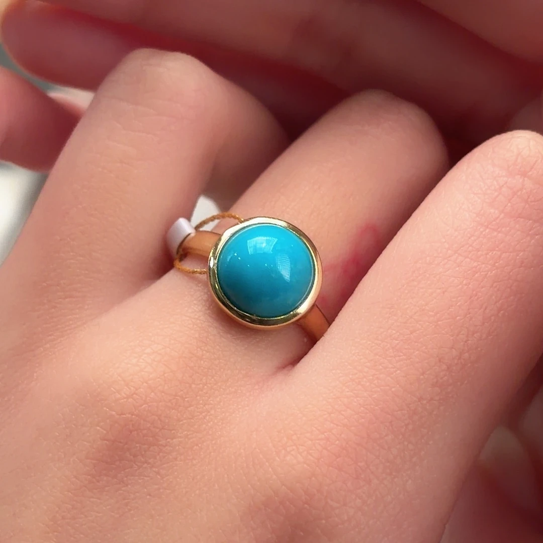 绿松石银S925镶嵌颈饰