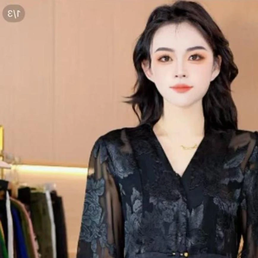 时尚洋气百搭显瘦夏季女装上衣新中式国风衬衫女2025夏季新款重工