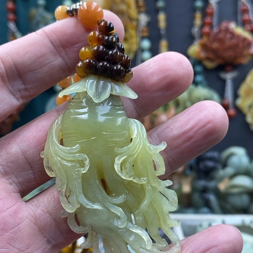 【闪购商品】未镶嵌岫玉吊坠