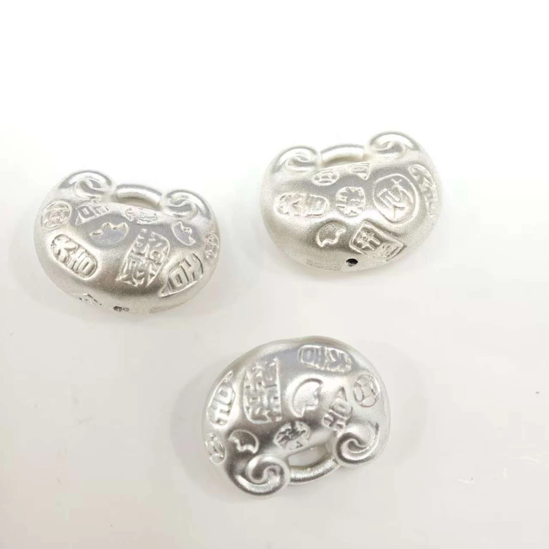 吊坠足银 足银吉吉胖福配件*（多样性发一件）