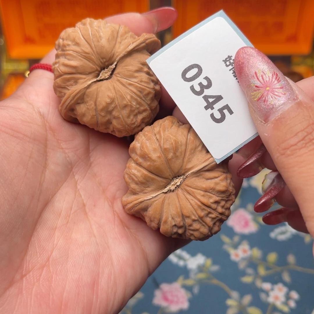 文玩核桃把件蕉**.南瓜墩44.0345