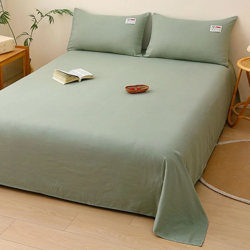 墨绿色纯色床单200*230