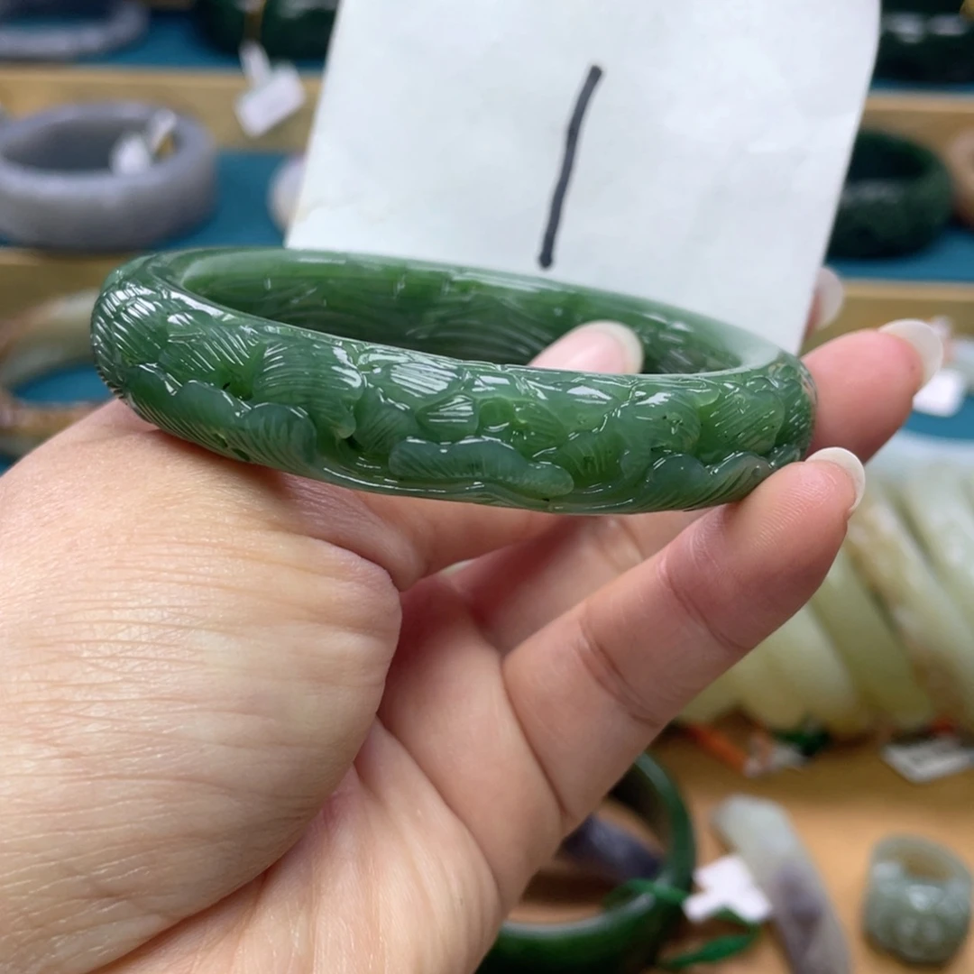 未镶嵌手镯和田玉圈口60
