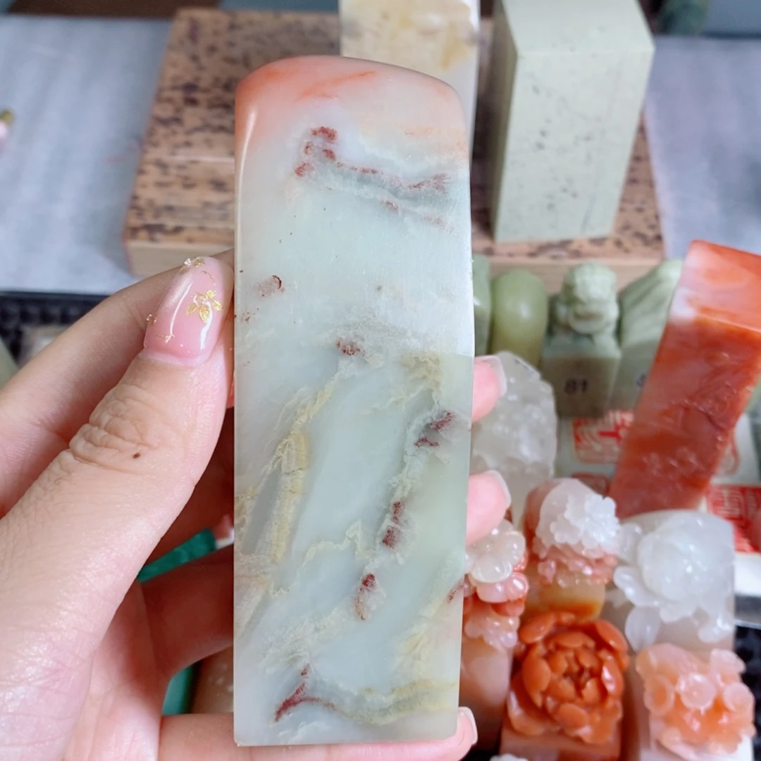 小***笔寿山石印石成品正章书法用品