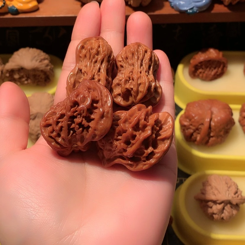 【闪购商品】吊坠文玩核桃却*心鸳鸯