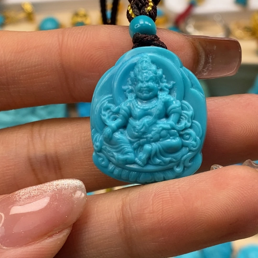 未镶嵌绿松石挂件仁*