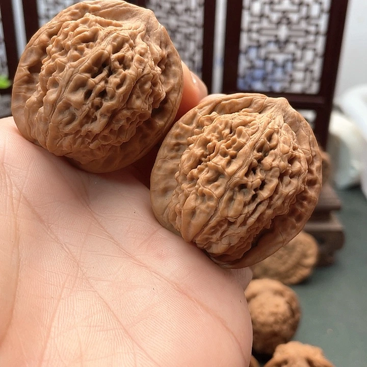 把件文玩核桃莲花