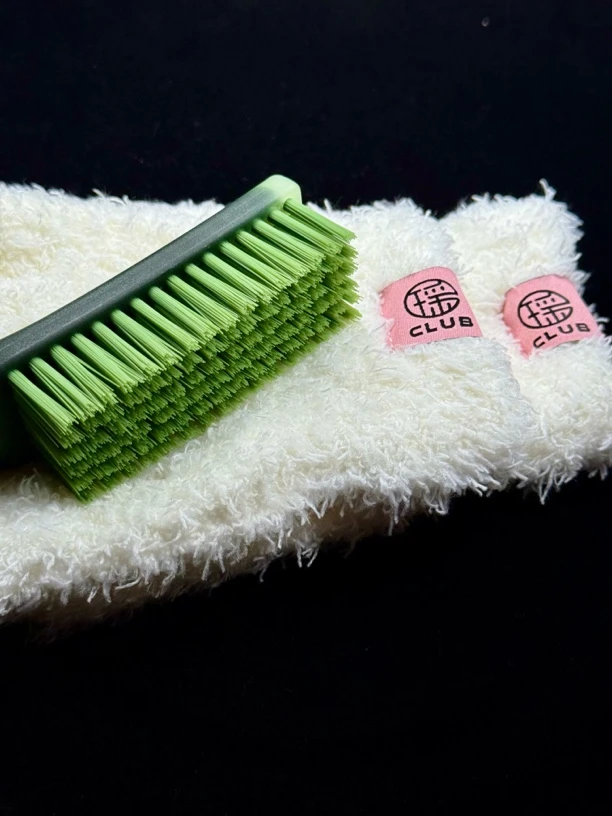 文玩豌豆绿纳米刷 万毛手套