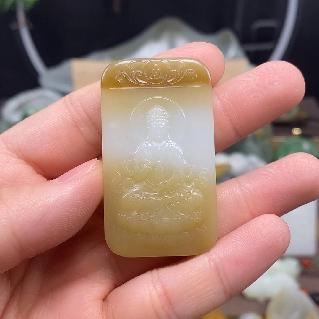 和田玉颈饰未镶嵌14