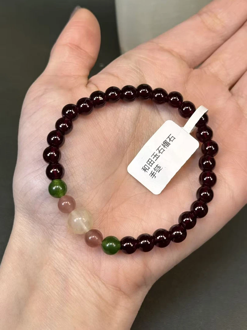 朱朱专属-石榴石精美单圈手串(无礼盒)MK983