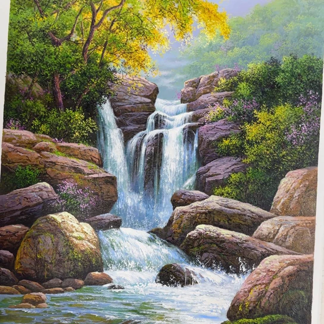 油画花花真的太可爱