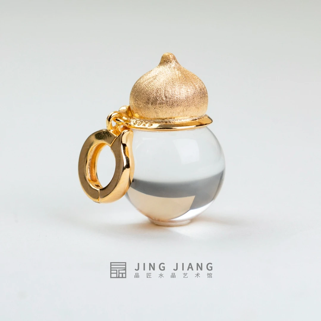 白水晶葫芦吊坠多样性发一 编号-Z24768精选