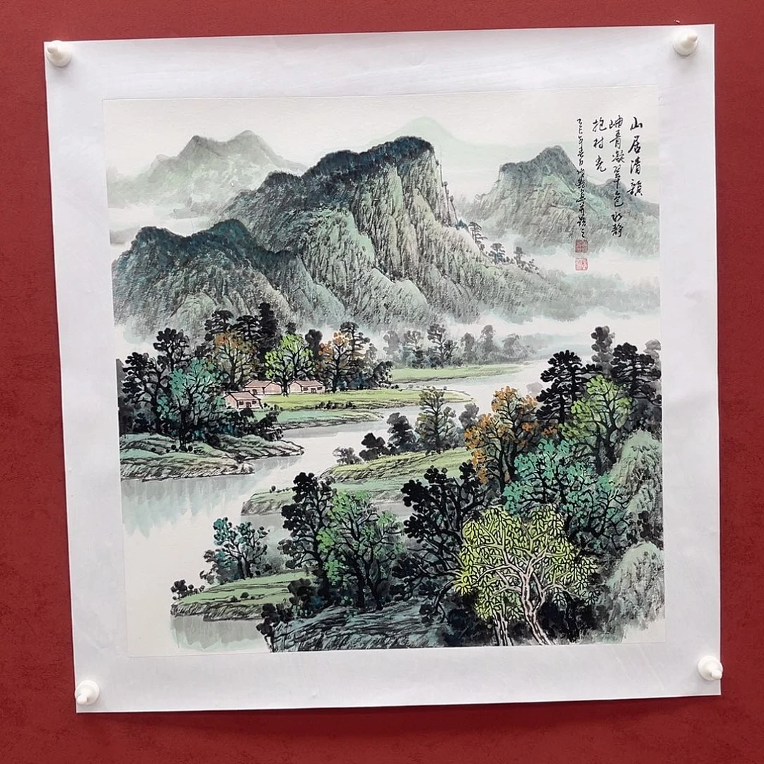 书法国画作品四尺斗方