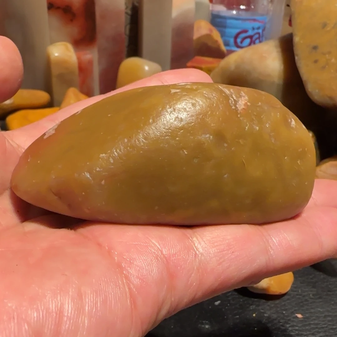 老挝石田黄原石，