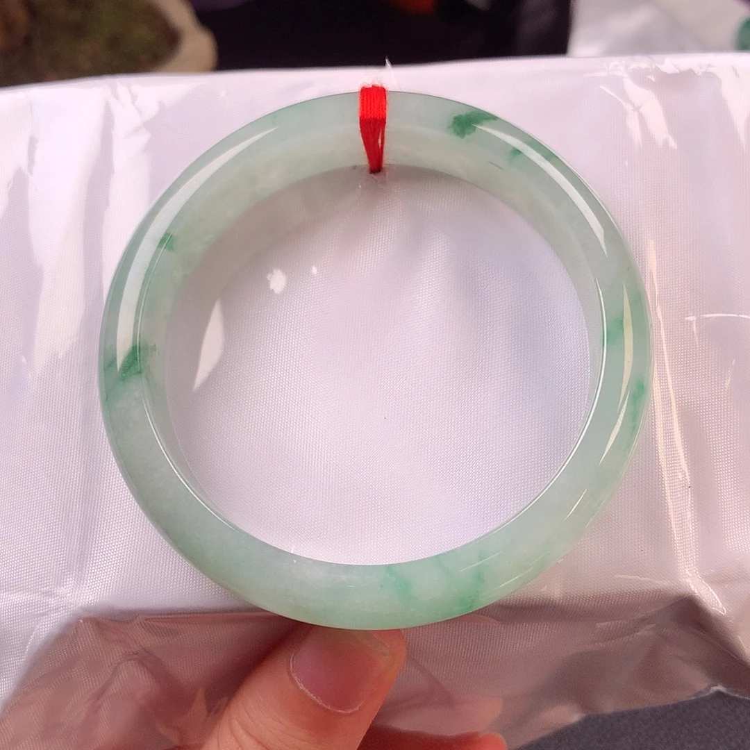 翡翠未镶嵌手镯8号链接
