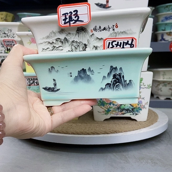 紫砂花瓶紫砂花盆