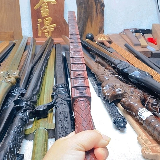 紫檀木木木80长打神鞭
