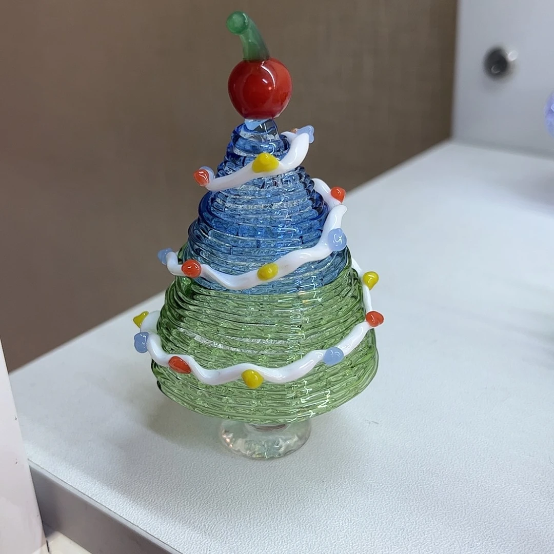 螃****琉璃手工艺品圣诞树