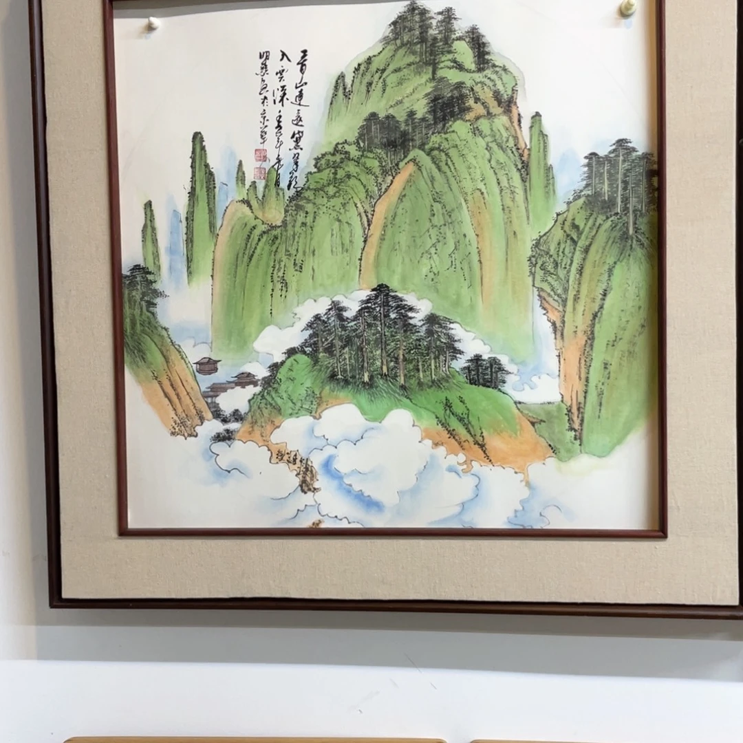 国画国画手绘，仿古山水