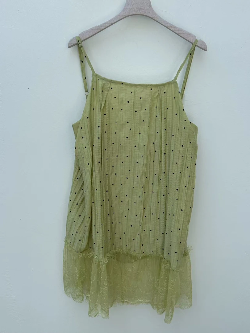 沐皙同款宽松吊带连衣裙搭配长袖T恤半身裙内搭套装