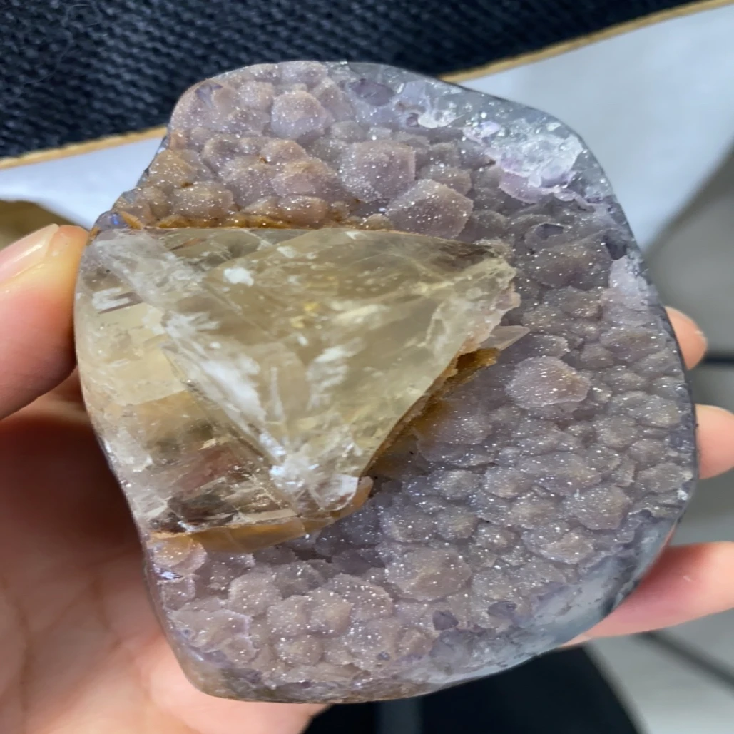 天然水晶紫色摆件2