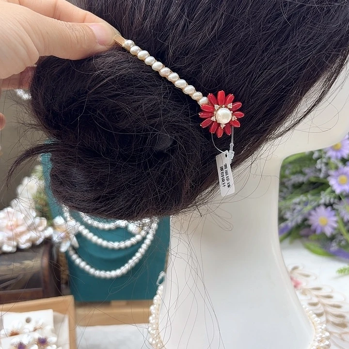 未镶嵌淡水珍珠发饰