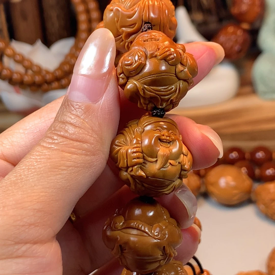 手串/手链橄榄核▬****◤橄榄核八宝财神