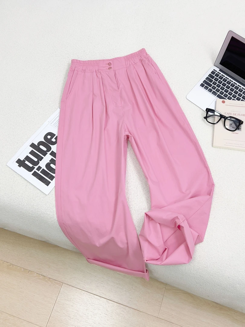 【女王洛克】韩版慵懒风气质减龄百搭休闲裤洋气简约裤子LK82188