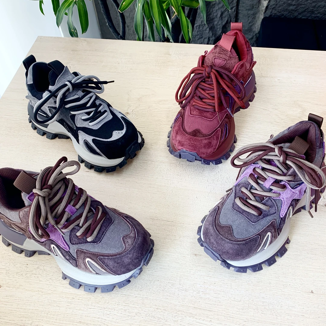 新款小蛮腰阿甘鞋（单棉同步）时尚百搭夏季透气春季潮流厚底网面