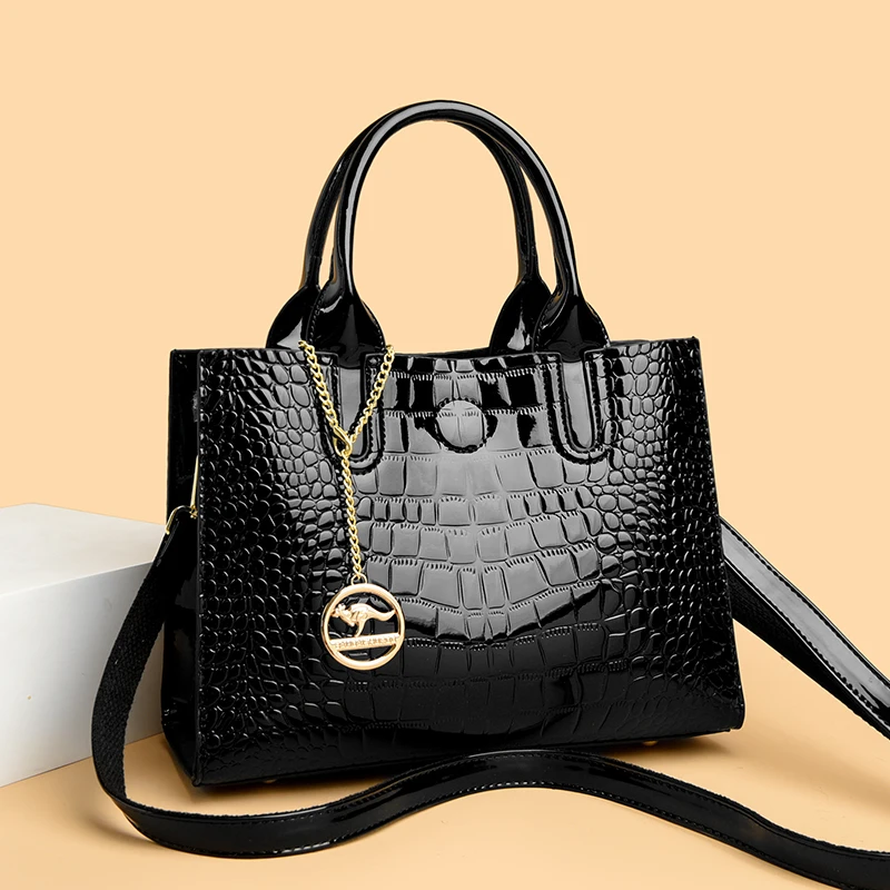 玫瑰袋鼠女包欧美时尚手提包2025新款中年斜挎包送妈妈母亲节礼物