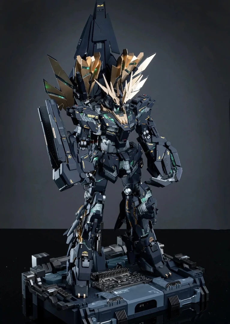 萌粒高达PG菲尼克斯完美独角兽能天使强袭自由拼接积木手办