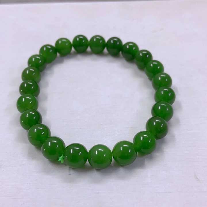【闪购商品】和田玉（碧玉）手串未镶嵌11