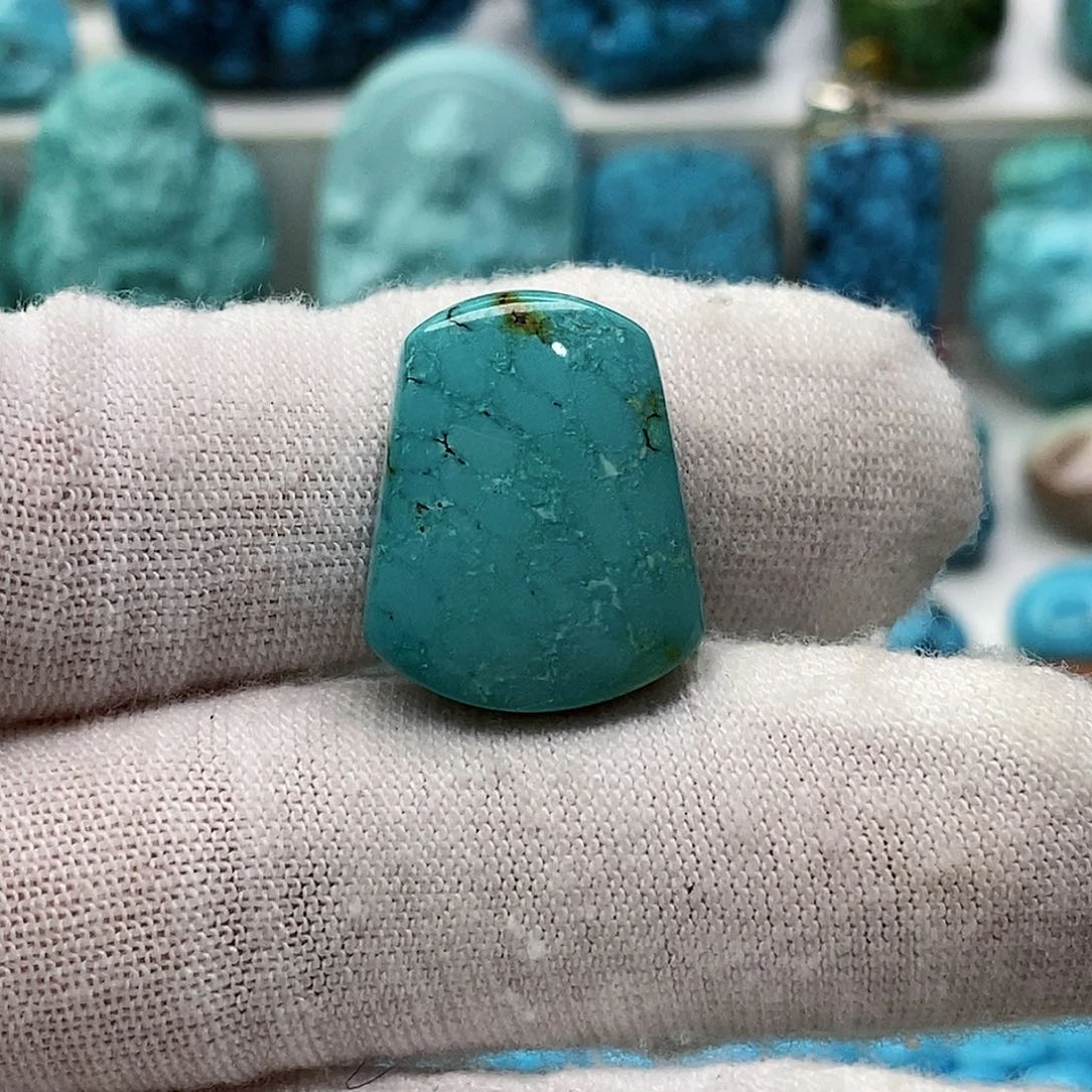 绿松石未镶嵌天然原矿 地大质检 抖音基地 顺丰发货