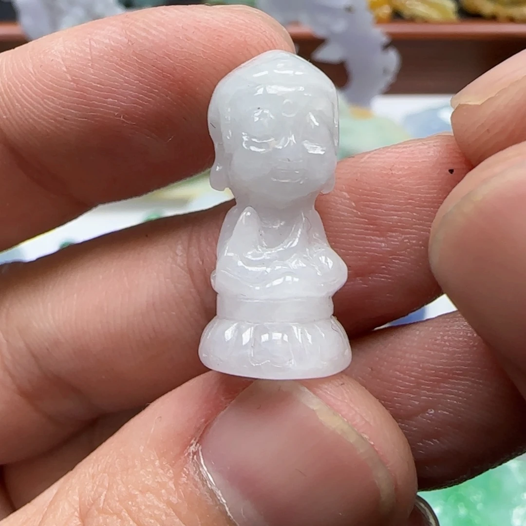颈饰未镶嵌翡翠宝宝佛