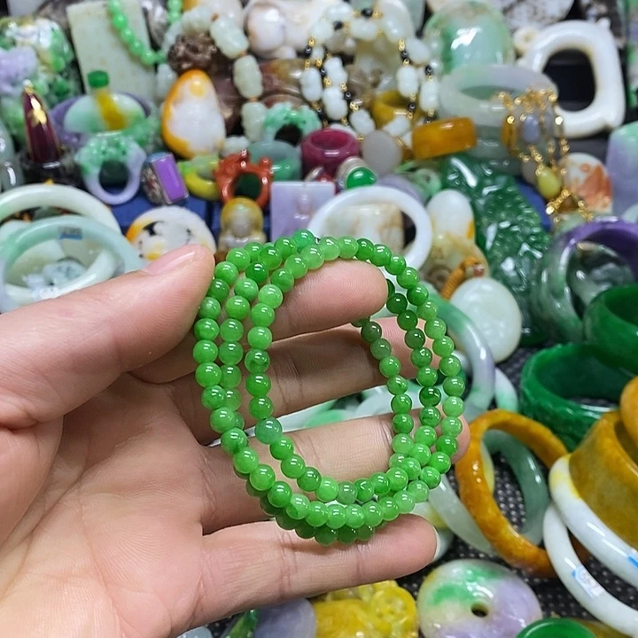 颈饰未镶嵌翡翠缅甸翡翠首饰配饰