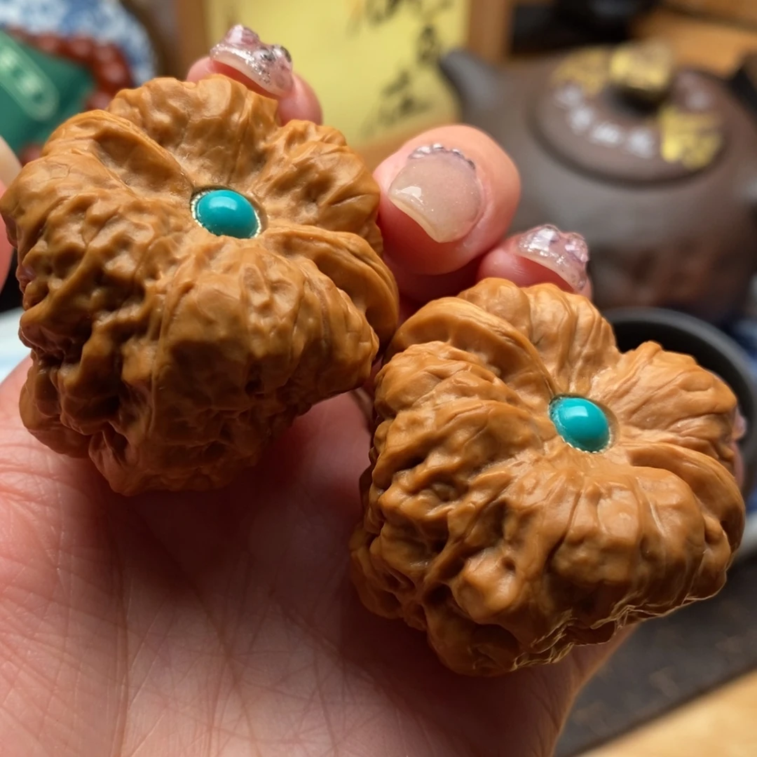 把件文玩核桃40尺寸蛤蟆头