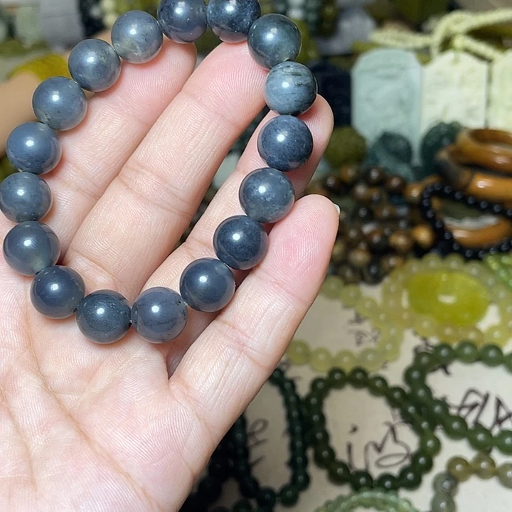 蛇纹石玉未镶嵌手链