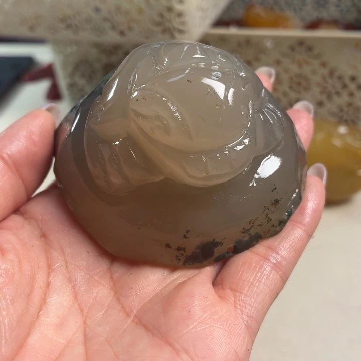 玛瑙/玉髓未镶嵌吊坠(不含链)