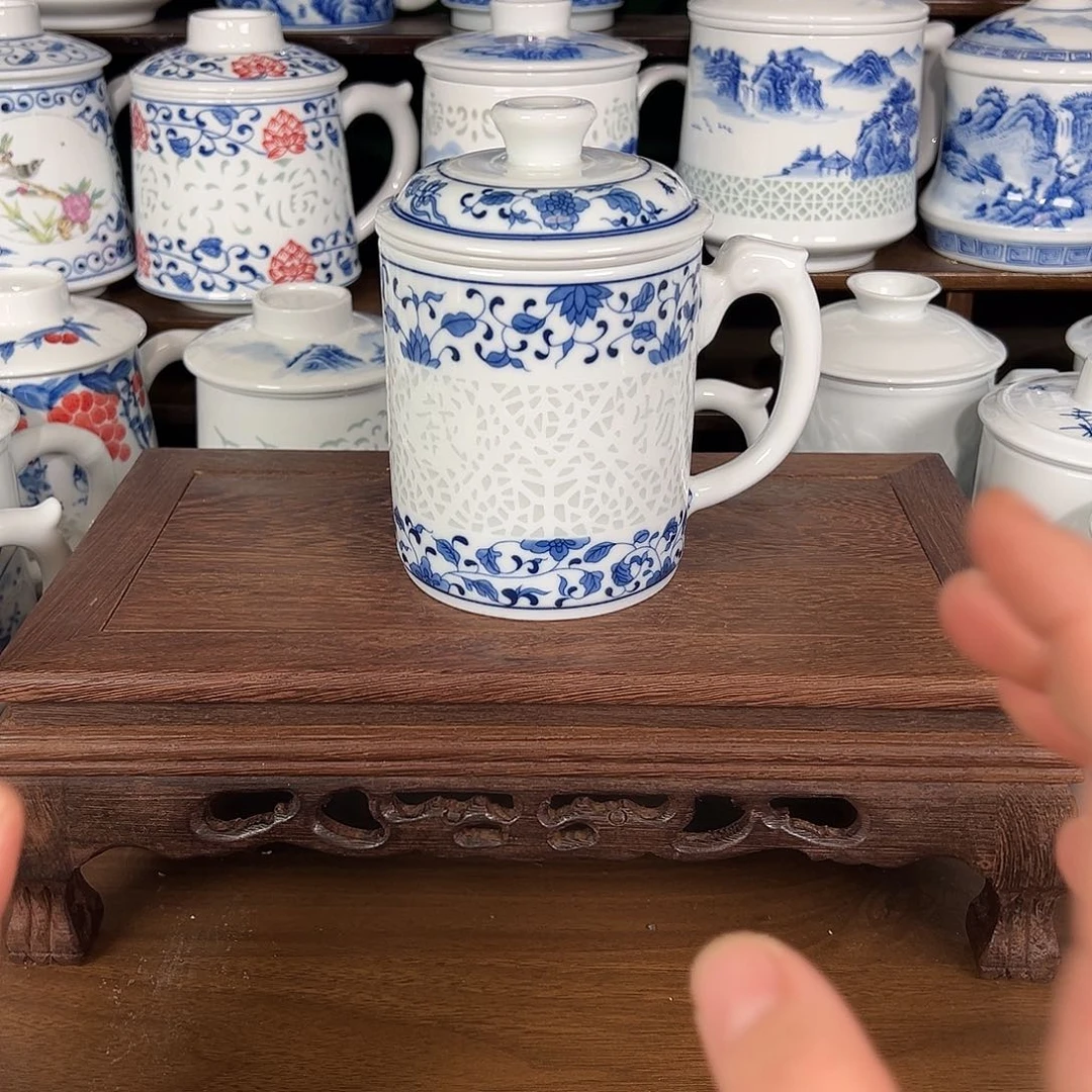 景德镇高温陶瓷办公杯家用