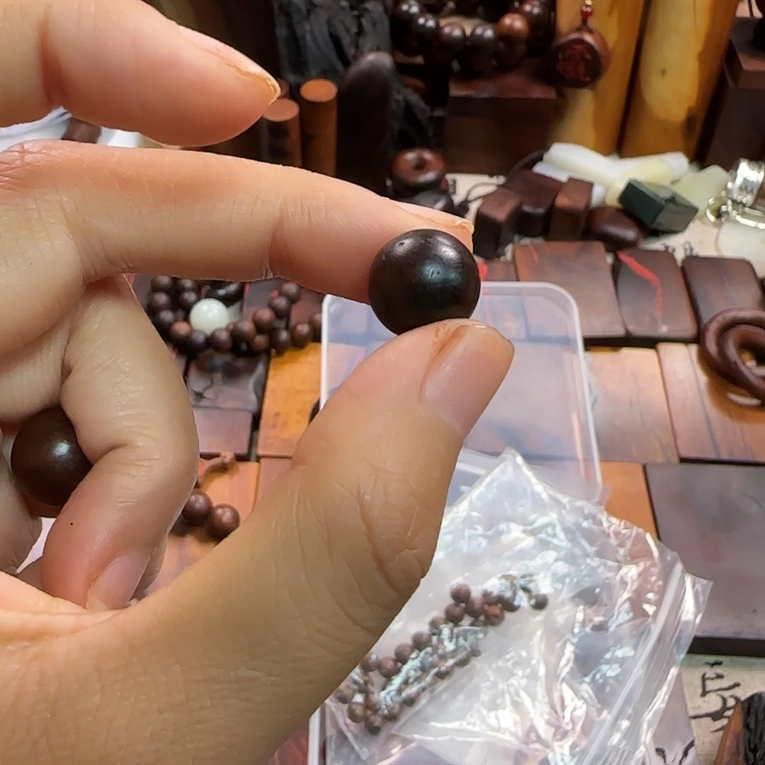 枣木雷击枣木1.2珠子1颗