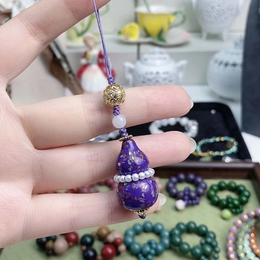 大漆葫芦挂件 绳款