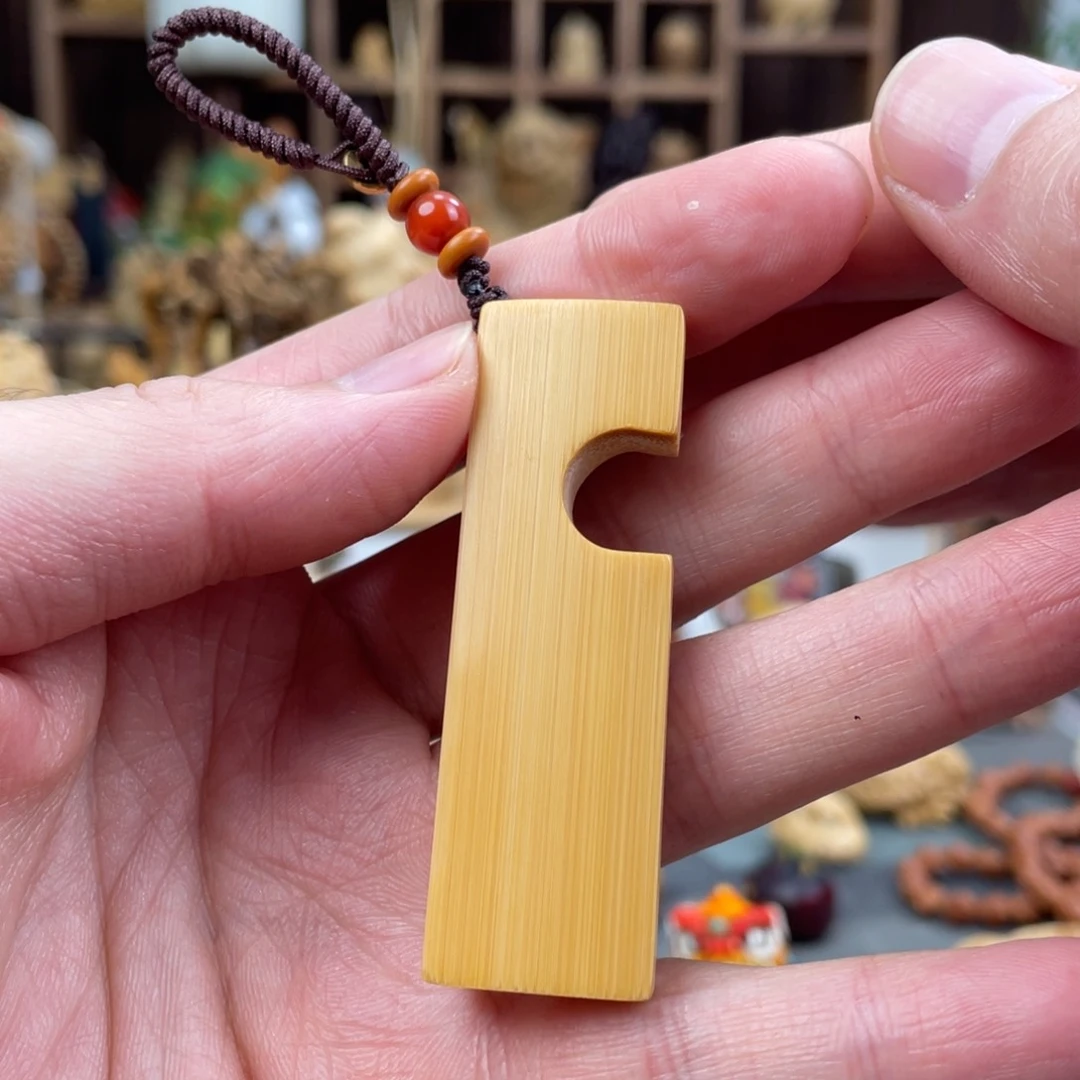 木方颜竹木艺术把件