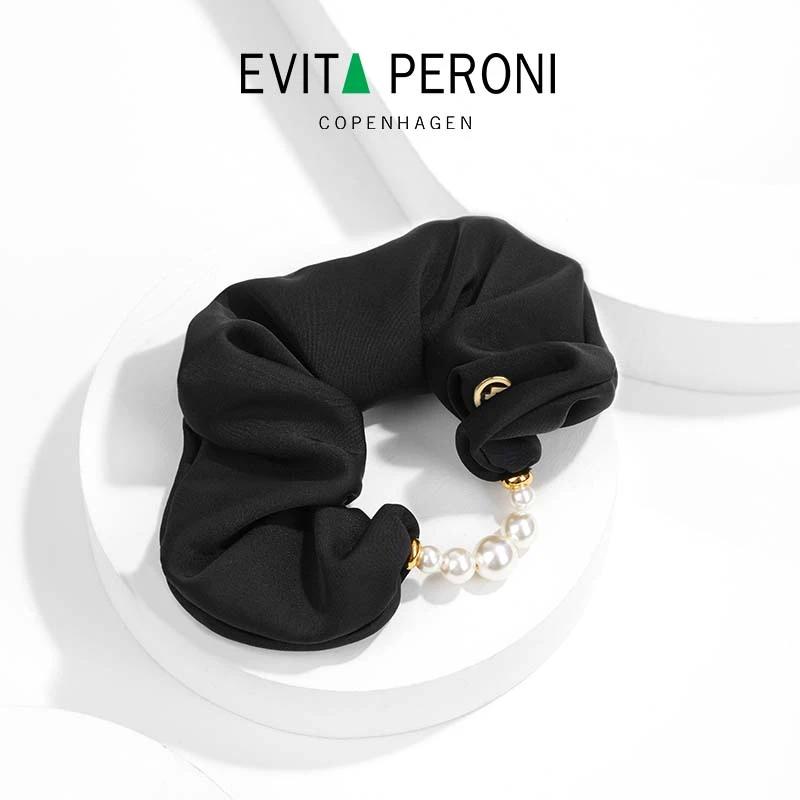 Evita Peroni/依慧达复古珍珠发饰大肠发圈头饰DB