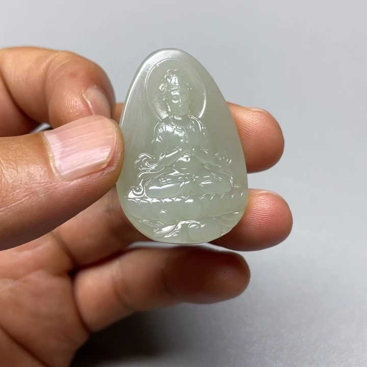 吊坠(不含链)未镶嵌和田玉保*