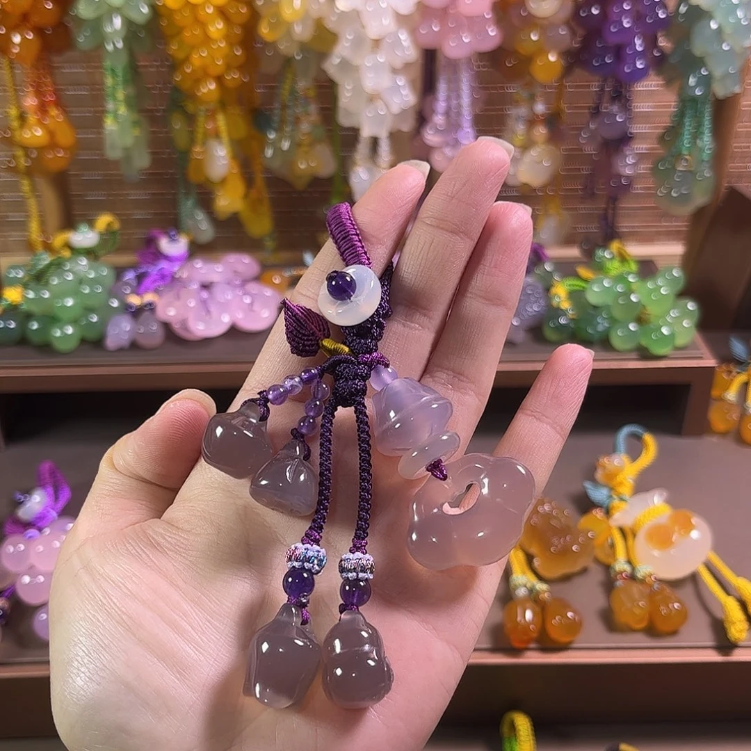 玛瑙/玉髓未镶嵌车挂