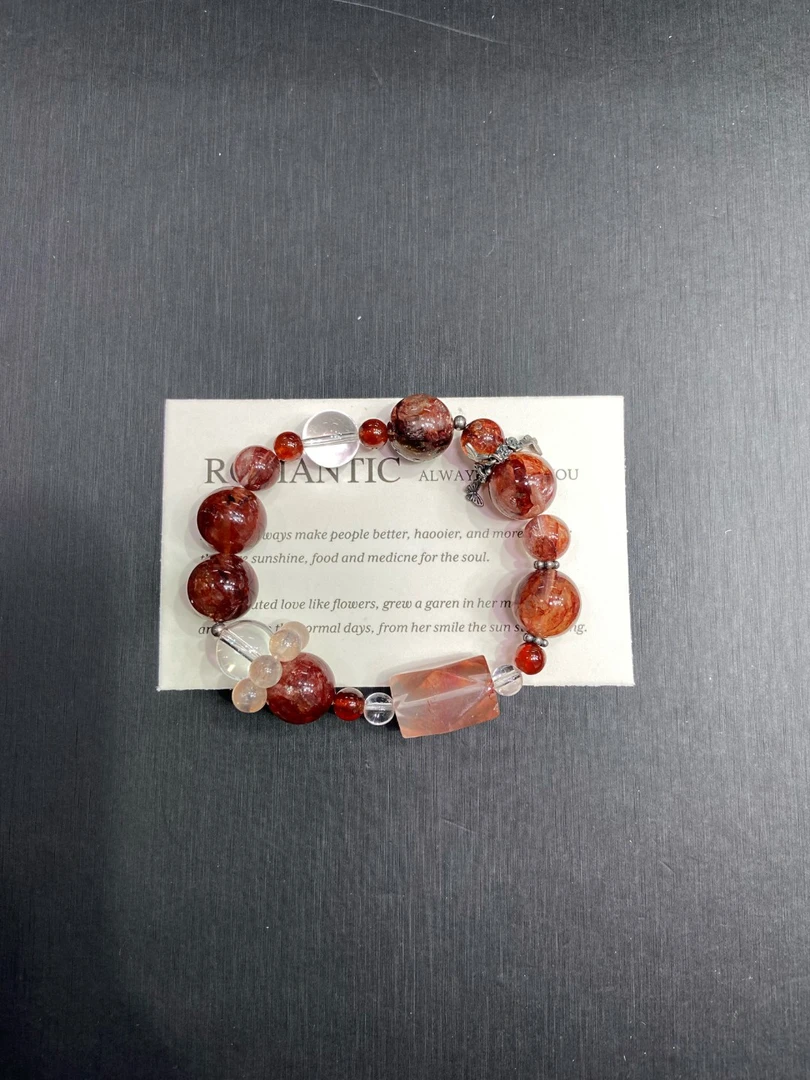 A127【锦瑟流年】天然水晶原创设计手串多样性发其一