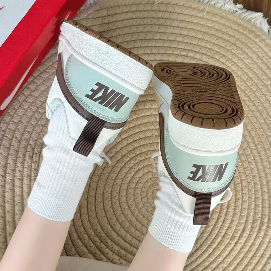 Nike耐克男女童鞋COURT运动鞋儿童板鞋复古拼接休闲鞋HV1804